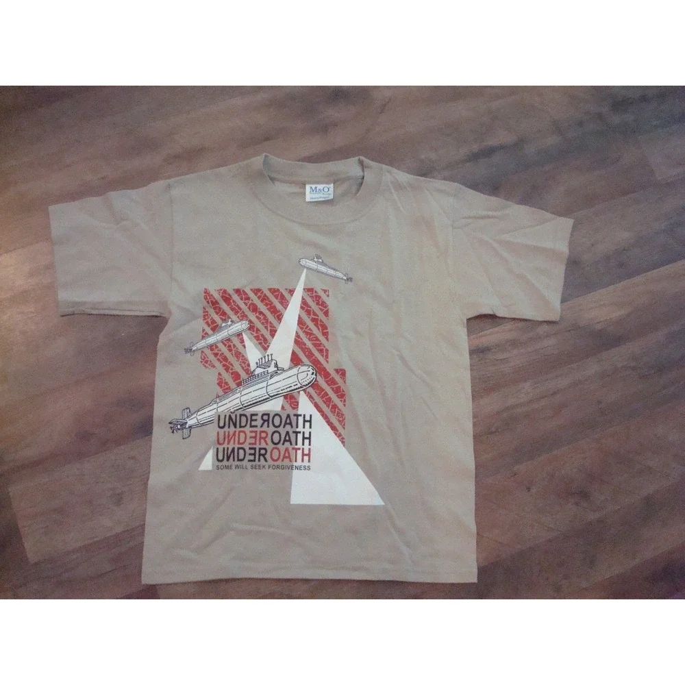 XS 17X23 UNDEROATH SOME WILL SEEK FORGENESS    SHIRT  DEADSTOCK  VINTAGE‎ TT2